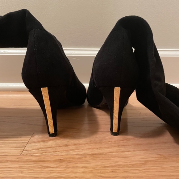 Black Suede Dress Boots by BCBG Generation - Picture 2 of 3